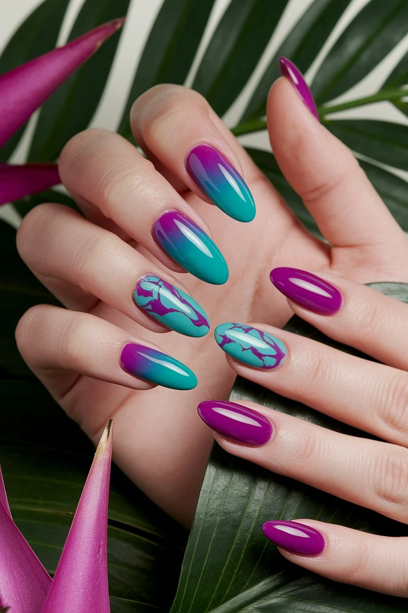 Purple_Turquoise_Nails
