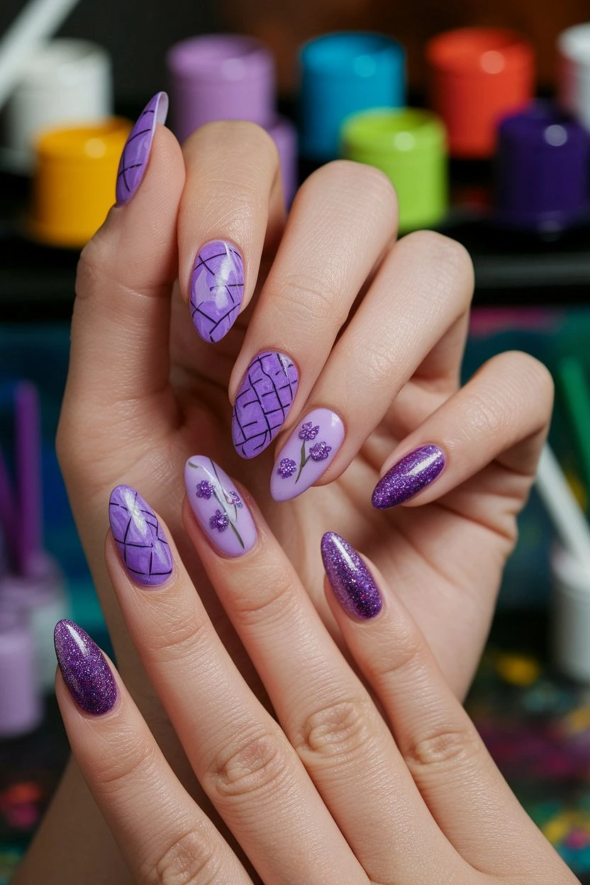 Creative_Purple_Nails_Ideas