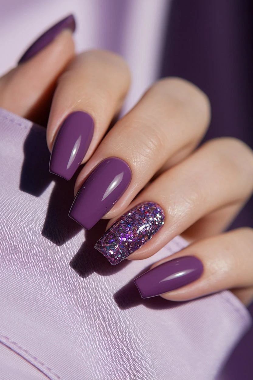 Purple_Acrylic_Nails_Ring_Finger_Different