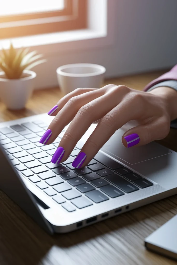 20_Cute_Purple_Acrylic_Nails