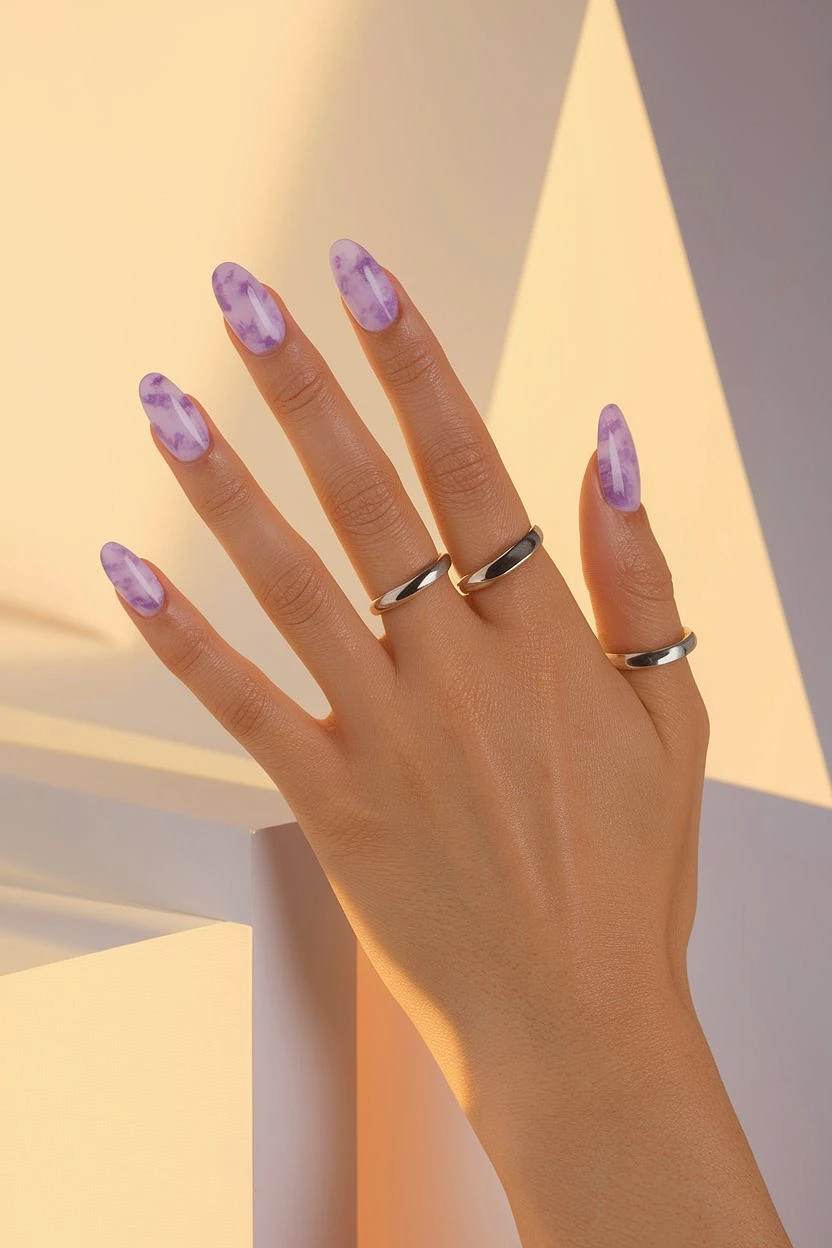 Milky_Purple_Acrylic_Nails