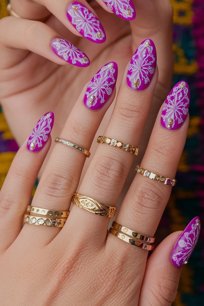 Purple-Latina-Gel-Nails