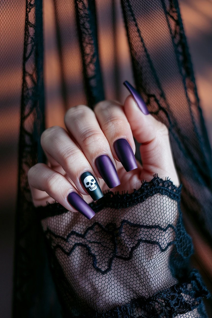 Purple_Goth_Acrylic_Nails
