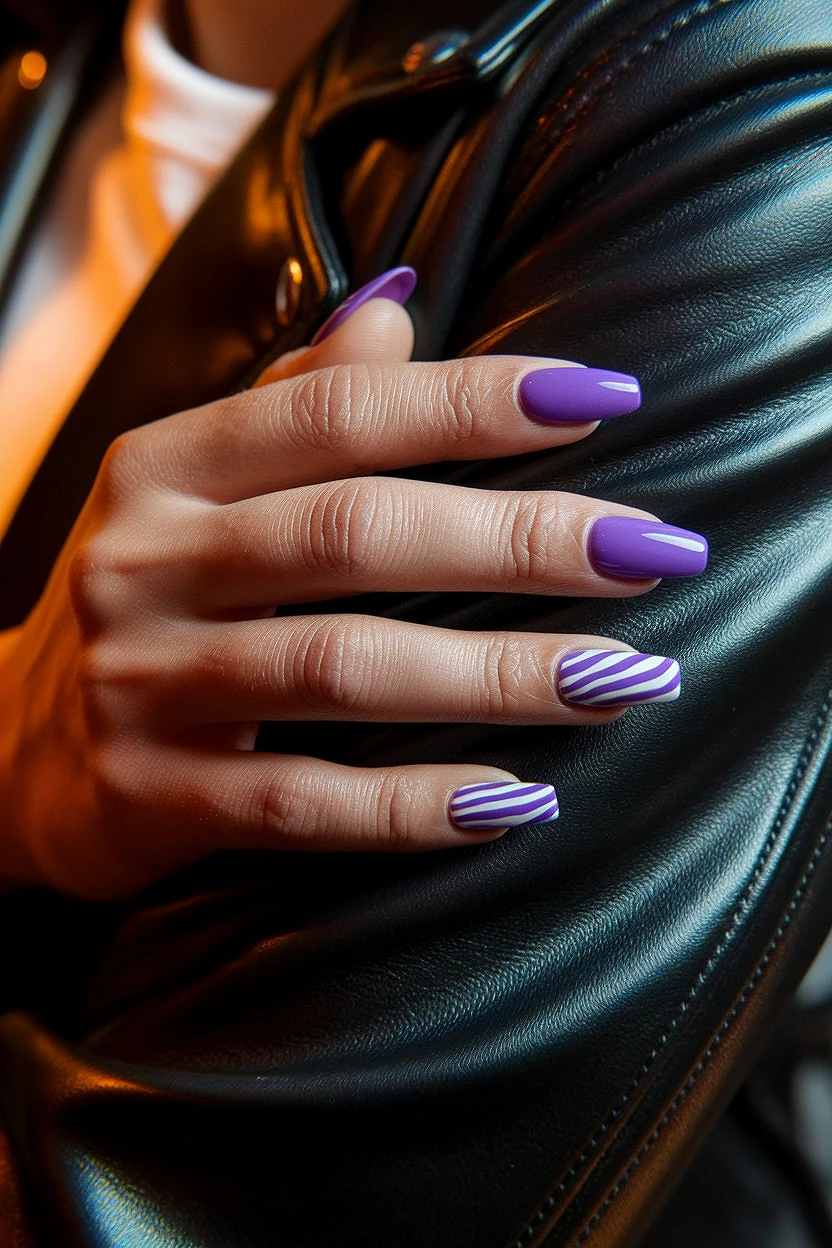 Zebra_And_Purple_Gel_Nails