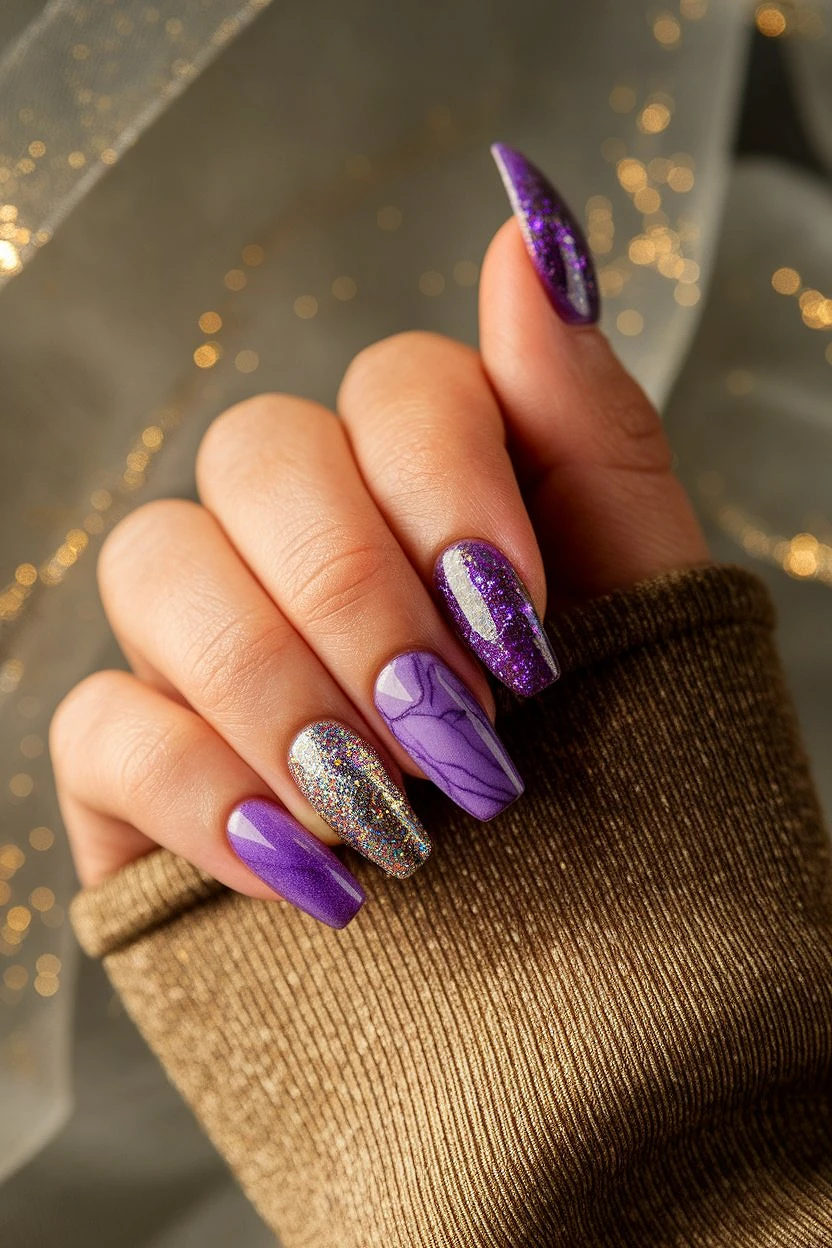 Acrylic_Gel_Nails_Ideas_Purple