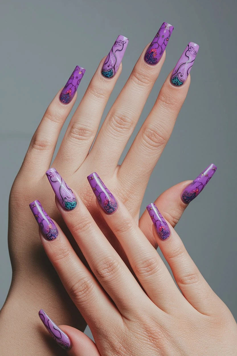 Purple_Long_Nails_Designs